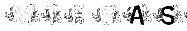MTF Base Dash Leafy font preview